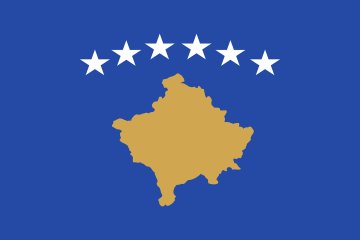 Le drapeau du Kosovo, tentative de réconciliation d'un pays déchiré