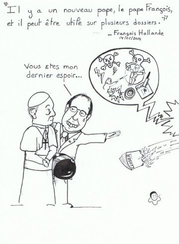 François Hollande rencontre le pape François