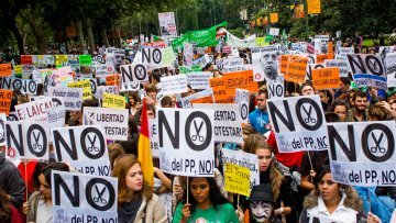 Spanien : Widerstand verboten ?