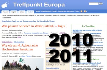 Editorial: Rückblick 2010 & Ausblick 2011