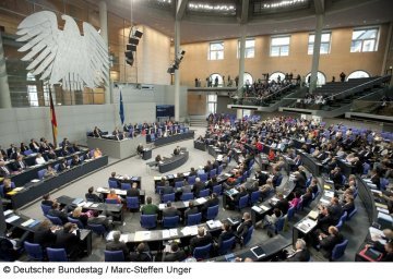 Deutscher Bundestag - Zwischen national und international
