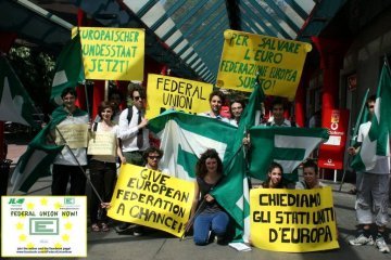 Iniziativa per un'unione politica federale europea, subito !