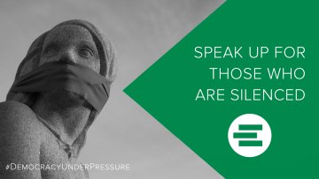 #DemocracyUnderPressure : une campagne historique, au nom des droits de l'Homme et de la démocratie en Europe 