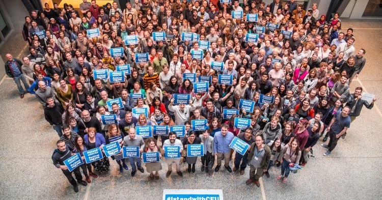 Budapest: "Today its CEU, tomorrow it may be you.“ 