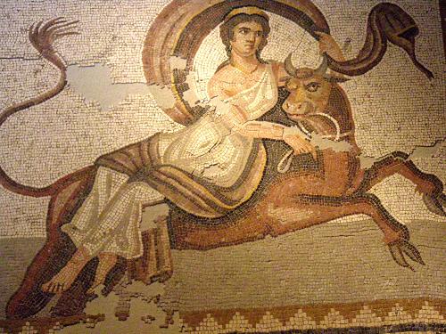 The Abduction of Europa, mosaic, Byblos, 3rd century A.D